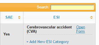 You can add multiple ESI categories if you need to